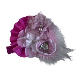 Elegant Floral Lace Head Wrap with Skinny Band